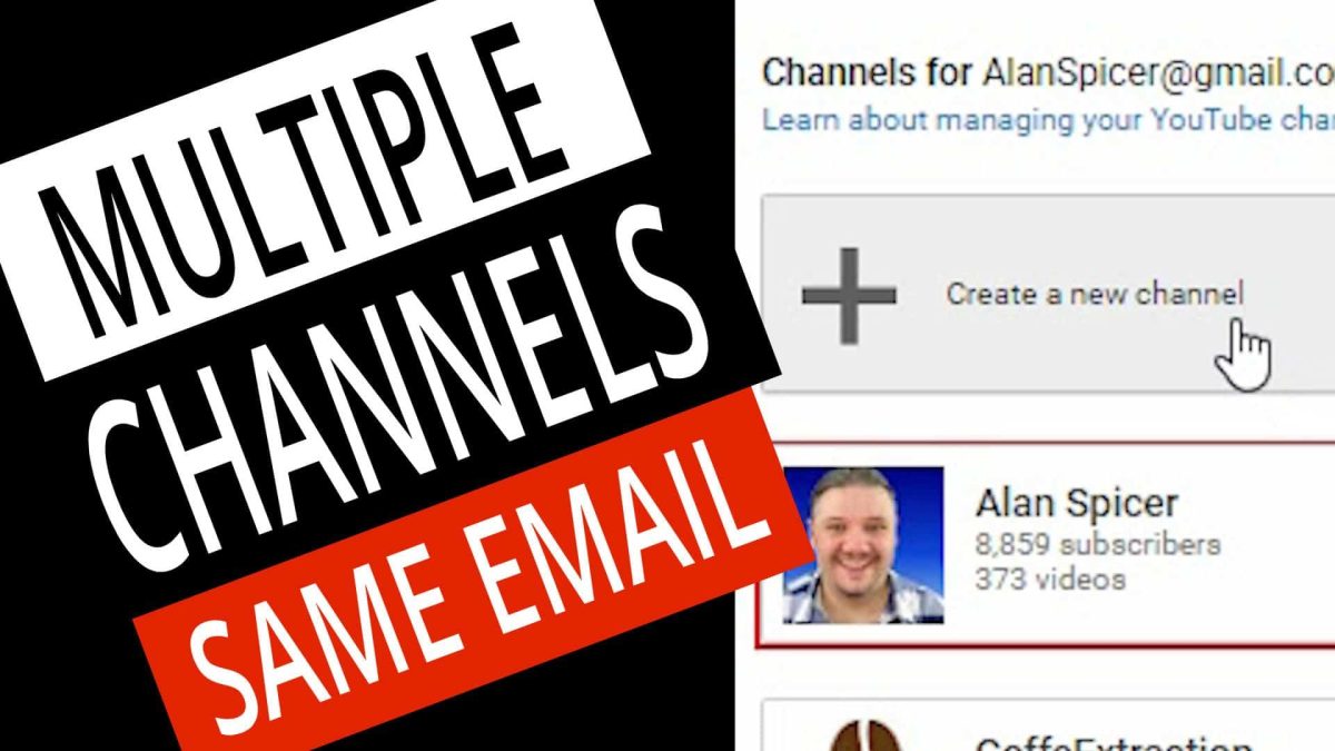 How To Make A SECOND YouTube Channel with the SAME EMAIL 1