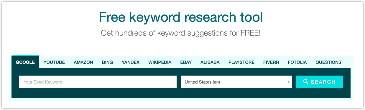 keyword.io autocomplete search engines
