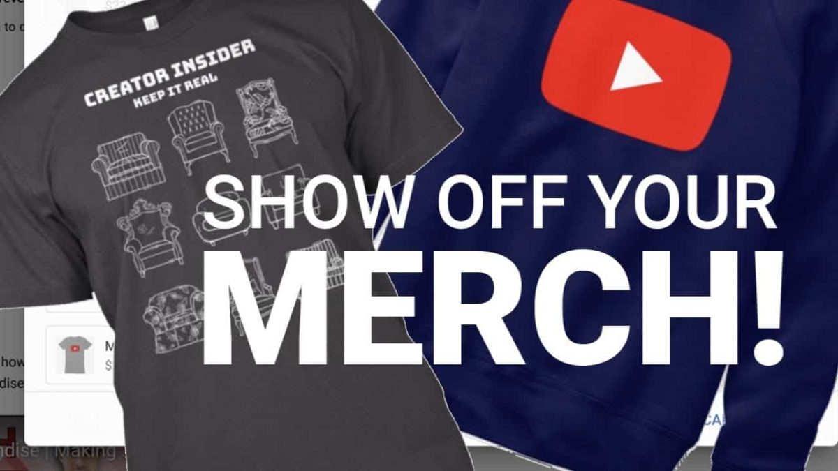 How To Sell Merchandise Directly on YouTube 1