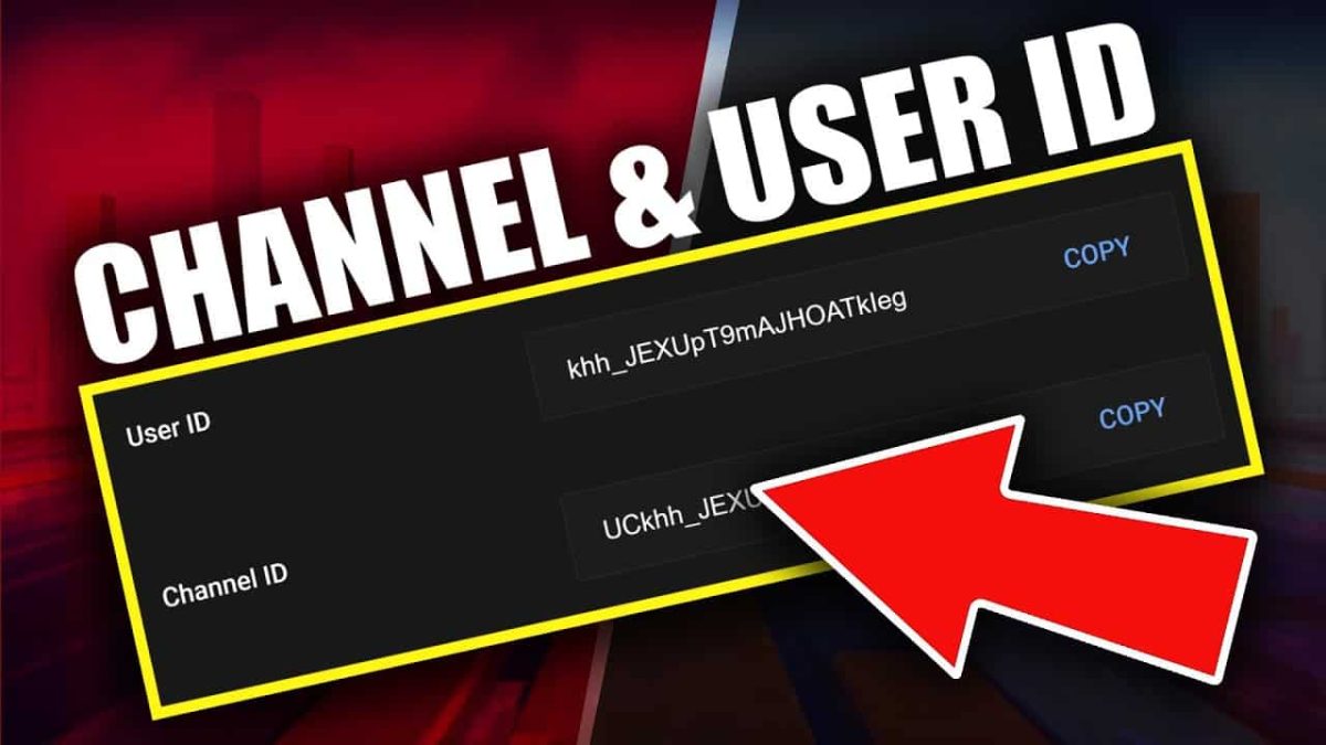 YouTube Channel ID and User ID [What is it? & How to use it]